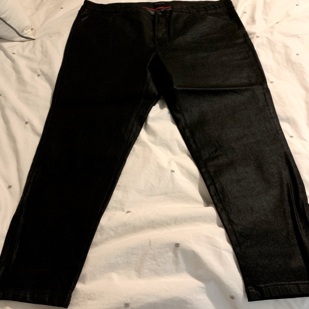 Universal Standard Meuse high rise resin jeans 27”